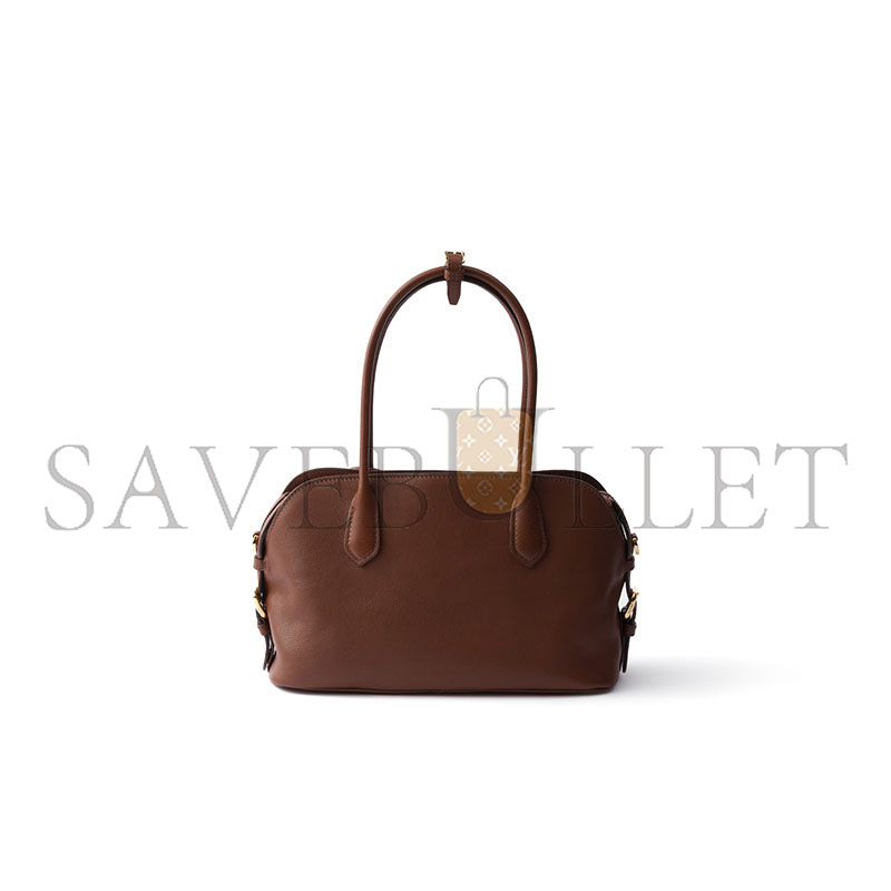 PRADA MEDIUM LEATHER TOTE BAG 1BG609 (30*19*12cm)